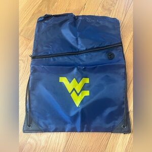 WVU drawstring bags